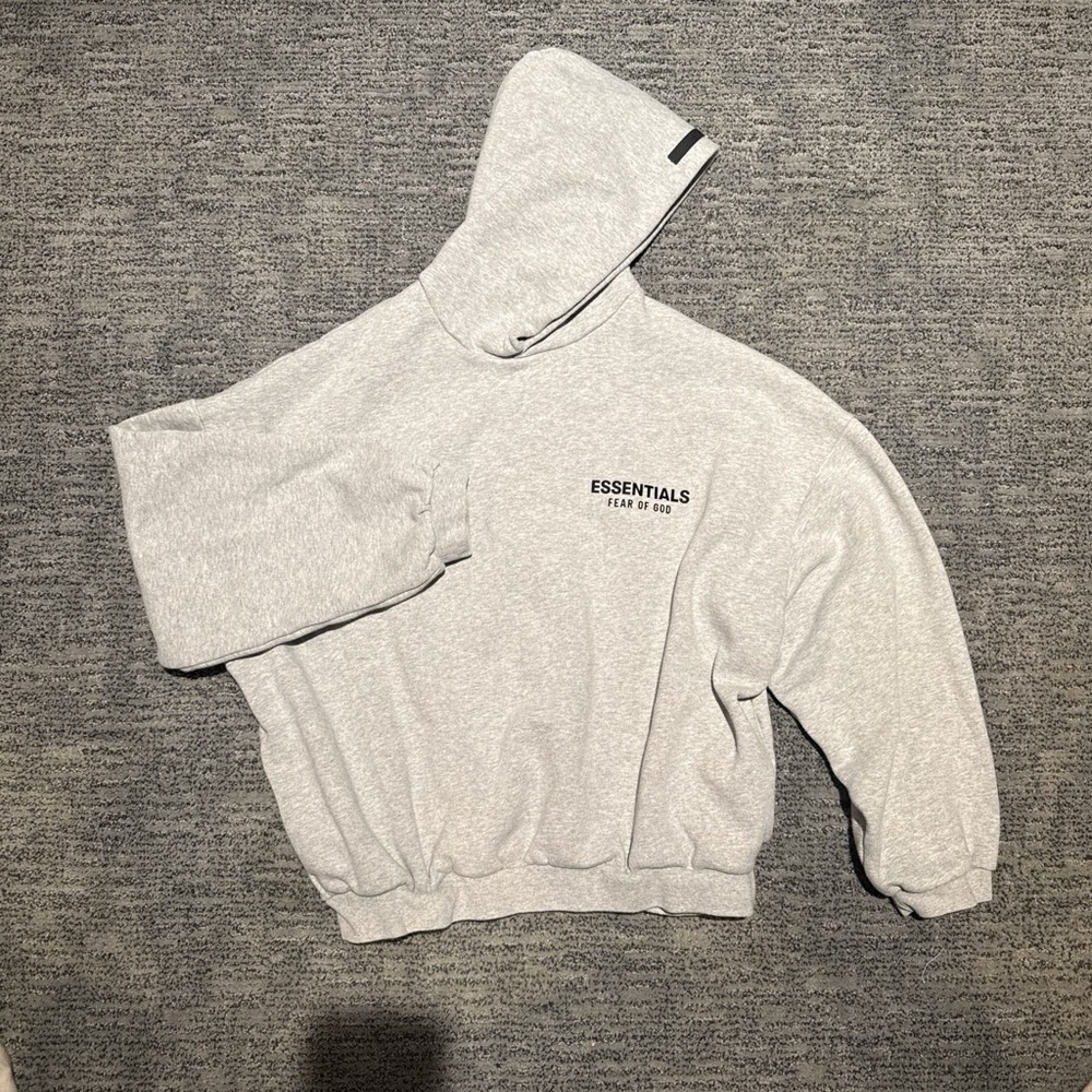 Fear of God Essentials Gray Crewneck Sweater